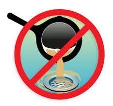 do not pour cooking oil down drain